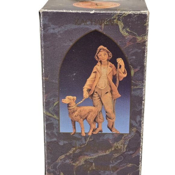 Fontanini "Zachariah" Shepherd Figurine With Dog Exclusive By Roman - Picture 5 of 7